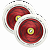 Колеса для самоката. Fuzion 110 mm Hollowcore Wheel (pair) - Marker / White Red Core White PU