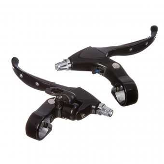 Ручка тормозная ал-ий STG VBL-468AP прорезин, под 4 пальца, с звонком. ( Пара лев/прав)	Х89999