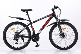 Велосипед скоростной  26" STANT MD505 16", 21 ск, черный