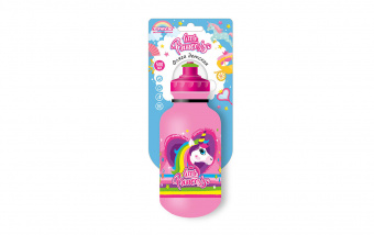 Фляга TRIX Little Princess детская, 500 мл, защитная крышка, LDPE, розовая