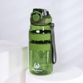 Бутылка для воды Вуухууу-Woohooo 850 ml / Пищевой PP / Зеленый 