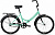 Велосипед ALTAIR CITY 24"  рама 16"  мятный-серый
