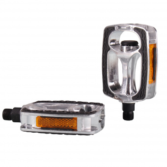 Педаль MTB MIXIEER MX-P825, 9/16 резьба, ALU корпус, сталь. подшипник, 106х70мм, с рефлектором, 2S о