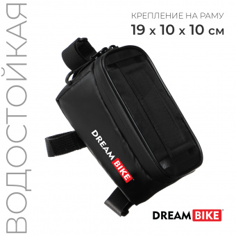 Велосумка Dream Bike, на раму, для смартфона 