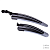 Крылья для велосипеда для колёс на 24-26". COMIRON Aqua-Shield. комплект 2 шт. Цвет: Черный-Серый.