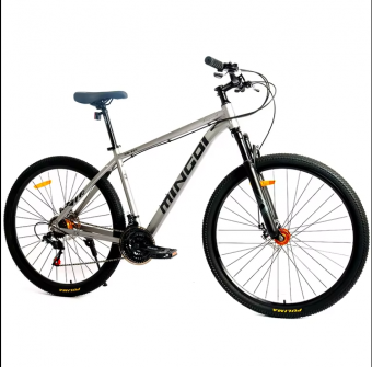 Велосипед скоростной (М)  29" Mingdi 29MD-399 рама 19 сталь Серебро