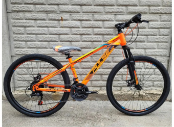 Велосипед Pulse 26" MD 4200 оранжевый/желтый/синий