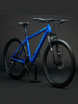 Велосипед скоростной (M) Time Try 29" TT207 19",скор. 21 цвет:синий, рама алюминий
