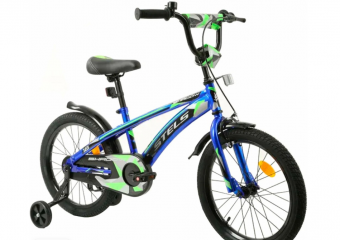  Велосипед детский с доп колесами STELS Shadow KC 18" (10,5 Синий Z010 2025 М)
