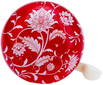 Звонок для велосипеда, рисунок "magic flowers", 50мм	