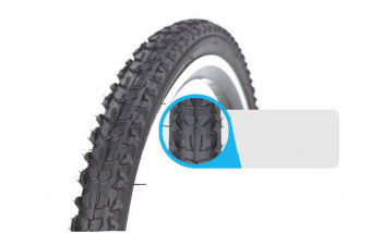 Покрышка TRIX 20"х 1.95 (49-406), 804, черная 