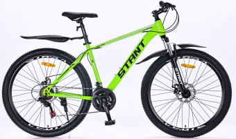 Велосипед скоростной  (M) 27,5" STANT MD700 рама 18", 21 ск, зеленый
