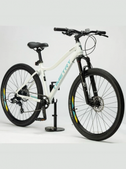 Велосипед скоростной (M) Time Try 8s 27.5" TT266 Рама 17 алюминиевая 14.6кг, Белый