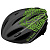Шлем взрослый 19 вент. отверстий, размер L(58-61), черный с зеленым, инд.уп Vinca Sport