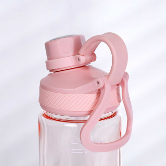 Бутылка для воды 650 ml Вуухууу-Woohooo / Пищевой PP / уп 80 / Розовый