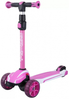 Самокат трехколесный TT Surf Girl Розово-белый / Pink white