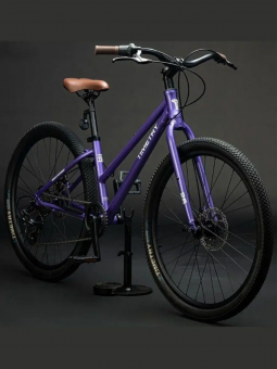 Велосипед (М) скоростной Time Try 24" TT268 Рама 12 алюминиевая , фиолетовый 