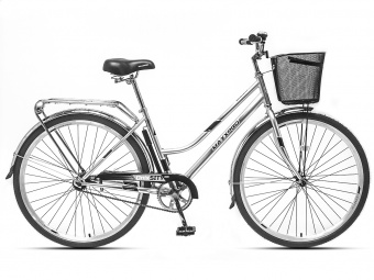 Велосипед Maxxpro Onix City 800 28"  рама 18" серебристо-чёрный