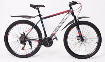 Велосипед Pulse Lite 26" рама 17", 21 скорость,алюминий цвет черный/синий/красный