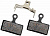 Тормозные колодки для дискового тормоза, semi-metallic, подходит SHIMANO: DEORE XT, BR-M785, SLXM666
