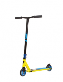 Трюковой самокат для детей NOVATRACK WOLF EL, PU колеса с алюмин.ободом, жесткость PU 84A, abec7, 