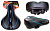 Седло TRIX комфорт 265 x 195 мм, эластомерное, черно-синее 