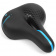 Седло комфортное, 250*200мм,с отверстием, черное, надпись синим Vinca Sport	