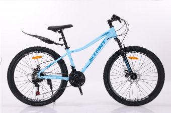 Велосипед скоростной (М) 26" STANT MD6600 рама 14", АЛЮМИНИЙ 21 ск , Голубой