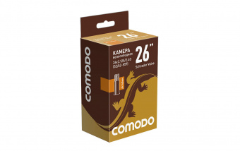 Камера для велосипеда COMODO 26"х2.125/2.4 (52/62 - 559) AV 48мм, бутил	