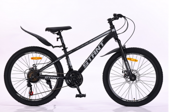 Велосипед скоростной (М) 24" STANT MD4000 рама 12"  сталь , 21 ск, черно/серый