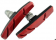 Колодки MIXIEER MX-BS127 для V-brake, 70MM, чёрные/красные, с креплением, 1 пара Колодки MIXIEER MX-BS127 для V-brake, 70MM, чёрные/красные, с креплением, 1 пара