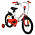 Велосипед детский c доп колесами 12" Nameless GALAXY, белый/красный	