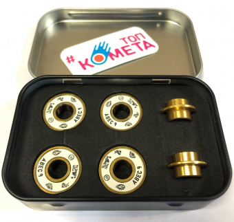 Подшипники Комета Abec 9 Золотые 4шт