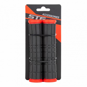 Грипсы для велосипеда STG SZ-068, черный с красным