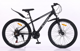  Велосипед скоростной (М)  26" STANT MD6500 рама 14", 21 ск АЛЮМИНИЙ, черный