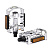 Педаль MTB HONGDING HD-901, 9/16 резьба, ALU корпус, сталь. подшипник, 103х78мм, с рефлектором, 2S о