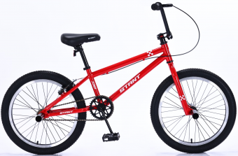 Велосипед трюковой (M) 20" STANT JUMP BMX 10", V-тормоз, красный