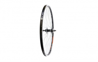 Колесо заднее 26" TRIX под ДИСК, под трещотку, гайки, черная, спица черная