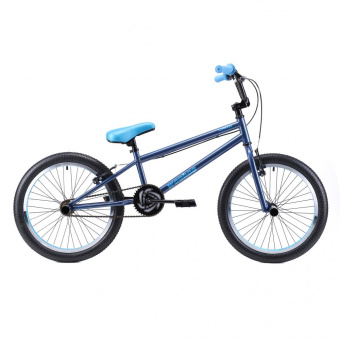 Велосипед трюковой BMX 20" COMIRON BIG WOOHOO Рама 18.7" INDIGO MET BLUE