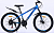 Велосипед скоростной 24" STANT MD4500 рама 12" АЛЮМИНИЙ, 21 ск,  синий