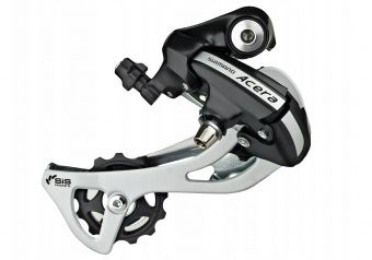 Переключатель скоростей задний, аналог Shimano Acera M390, черный, бренд "S", 