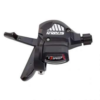MTB, Шифтер левый, SUNRUN SL-KD-35-L3, 3 скорости, 2:1-shimano совместим, материал: композит, трос п