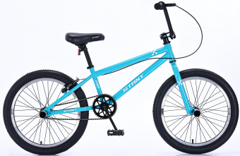 Велосипед трюковой (M) 20" STANT JUMP BMX 10", V-тормоз, голубой