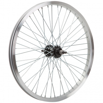Колесо 20" заднее 48 спиц двойной обод для BMX втулка SF-A45R для велосипедa,гайка 10мм ось,насыпные