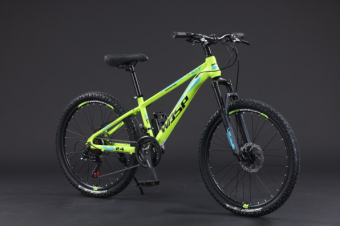 Велосипед скоростной BLACK WASP (M) UNIT 24 21s  TY21 LIME BLACK