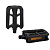 Педаль CITY HONGDING HD-805, 9/16 резьба, PP корпус, сталь. подшипник, 105х73мм, с рефлектором, ось 