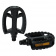 Педаль MTB HONGDING HD-830, 9/16 резьба, PP корпус, сталь. подшипник, 107х78мм, с рефлектором, ось 2