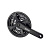 Шатуны-система Prowheel, 3ск., 22/32/42 зуб., 1/2"х3/32",сталь с защитой; шатуны 170мм, алюминий, ре