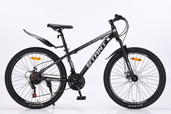 Велосипед скоростной (М) 26" STANT  MD6000 14", 21 ск, черный/Серый