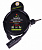 Замок велосипедный 8*650мм VS 101.101 black, чёрный тросик. инд.уп. Vinca Sport	